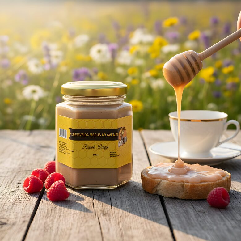Krēmotais medus ar avenēm