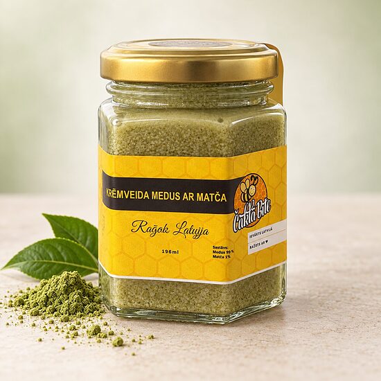 Cremehonig mit Matcha
