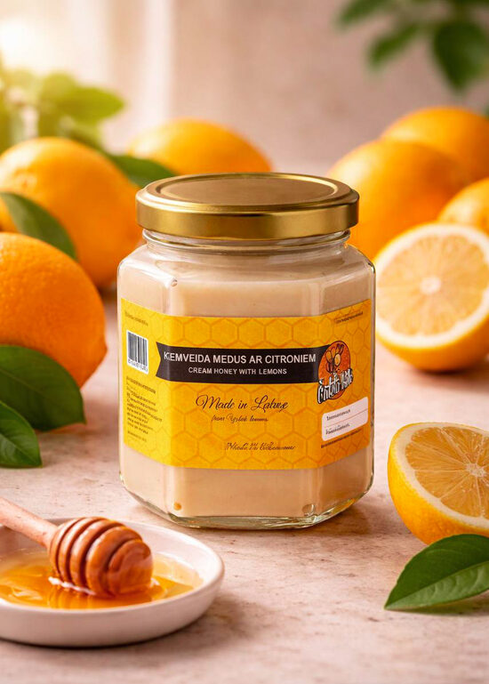 Creamed Honey with Uzbek Lemons CLASSIC (without peel)