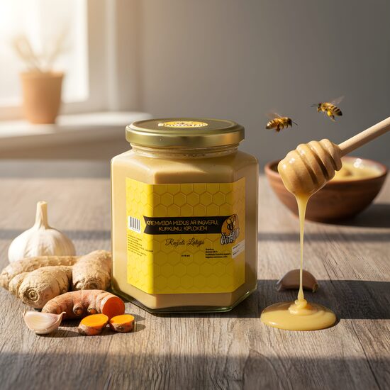 Krēmotis mads ai ingveru, kurkumu i casnāgim